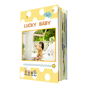 照片书定制相册本宝宝成长纪念册制作照片儿童diy手工自制记录册