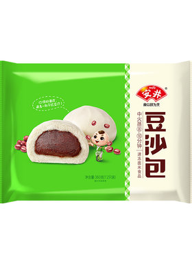 安井豆沙包360g营养加热速食早餐
