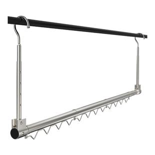 晒被子神器阳台伸缩晾衣杆折叠晾衣架家用防盗窗室内隐形床单挂钩