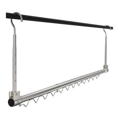 晒被子神器阳台伸缩晾衣杆折叠