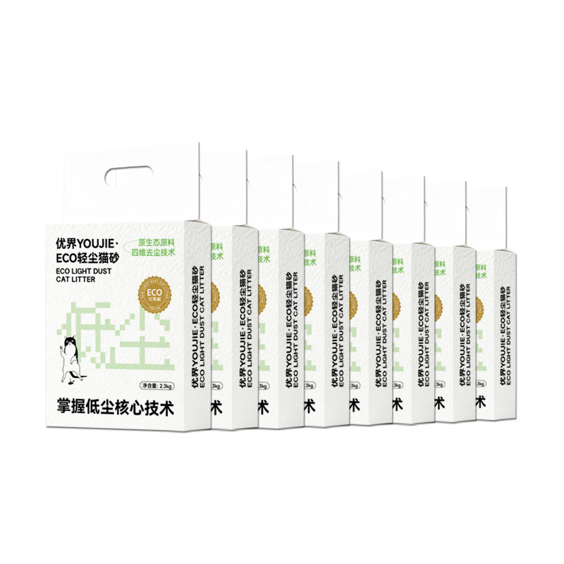 【15日晚8付尾款 交个朋友618】优界豆腐猫砂除臭低尘结团植物砂