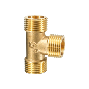 加厚全铜内外丝三通2/3/4分铜异径T型1/4内外牙6分外外内水管配件