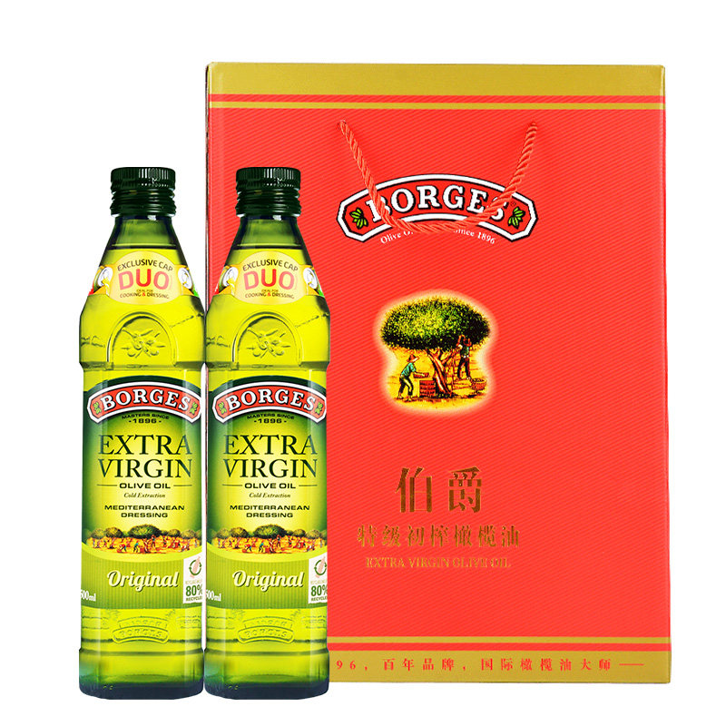 礼盒装500ml*2特级初榨橄榄油