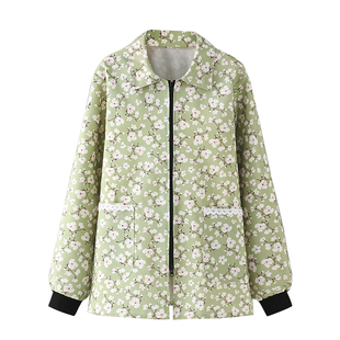 罩衣小个子围裙女士时尚洋气拉链厨房家用做饭上班干活防脏工作服