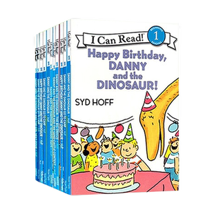 【自营】英文原版 Danny and the Dinosaur 丹尼和恐龙绘本 11册合售 I Can Read 1阶段 儿童分级读物 阅读图画故事书