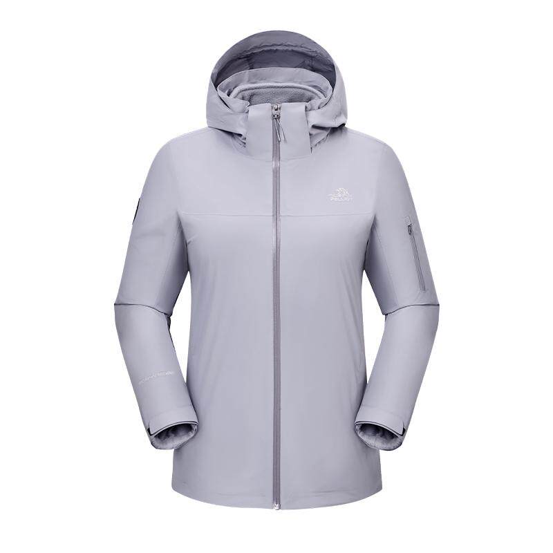 【追风】伯希和户外冲锋衣女新款三合一抓绒内胆徒步登山服外套男