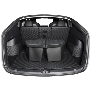 适用焕新特斯拉modely后备箱垫尾箱垫全包围丫储物盒厢垫内饰配件