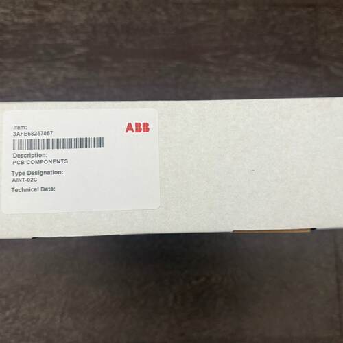 溢价-AINT-02C 变频器ACS800光纤板主板，全