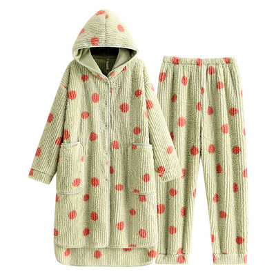 【商场同款】悦内女士法兰绒睡袍