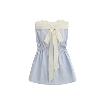 SPEAR YOUTH“心之向往”原创设计拼接收腰背心修身抹胸吊带上衣