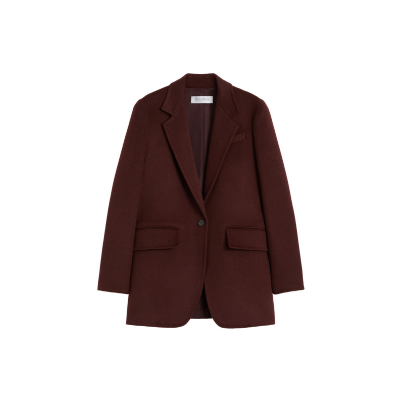 MaxMara 2025秋冬新品女装骆驼绒单排扣西装外套1046245306