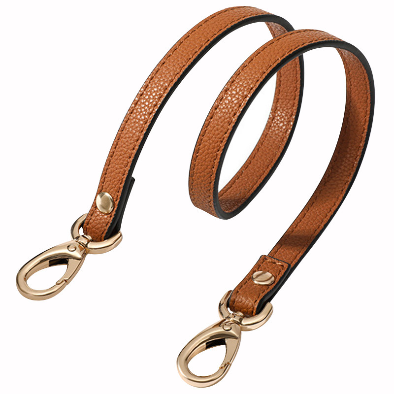 牛皮腋下短肩带荔枝纹单肩包带