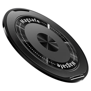 新款粘贴式手机支架桌面磁吸金属360度旋转支撑架指环扣架子超薄