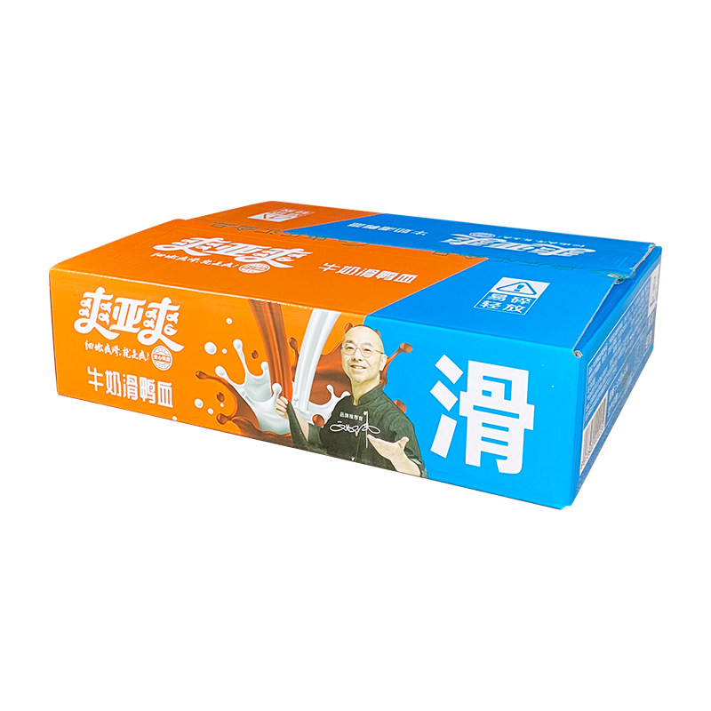 爽亚爽牛奶滑鸭血325g*20盒商用
