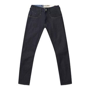 DENHAM春季男士日本制复古原色宽松中腰剪刀牛仔裤男CROSSBACK