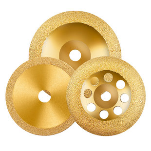 钎焊铸铁金刚石打磨片切磨片180碗磨合金磨轮石材金属陶瓷磨光片