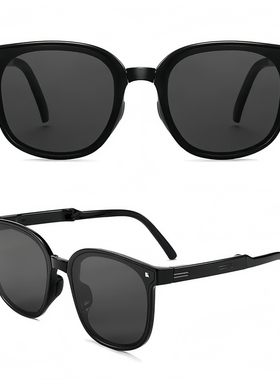 超轻可折叠偏光墨镜女高级感防晒防紫外线太阳眼镜男夜视开车专用