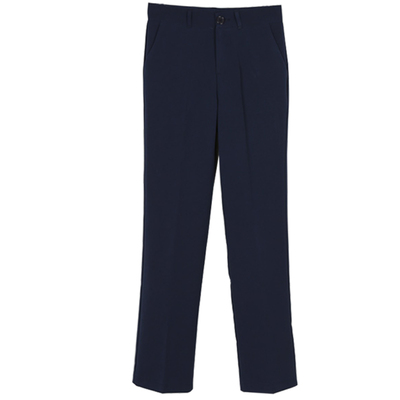 韩版休闲高腰直筒裤复古