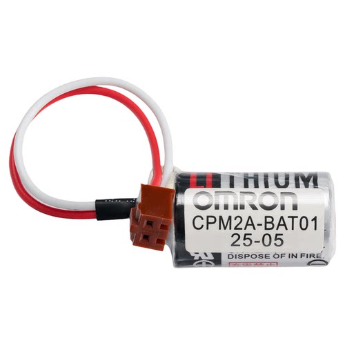 日本进口欧姆龙PLC锂电池CPM2A-BAT01原装3.6V包邮CPM2A专用CQM1H