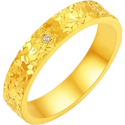 周六福碎碎冰戒指女款