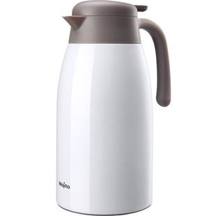 日本mojito保温壶家用大容量便携不锈钢办公室热水瓶暖壶咖啡壶2L