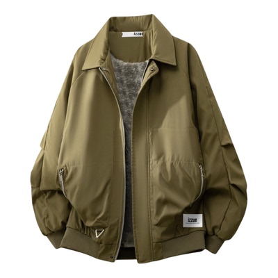 itizzue秋冬季保暖加绒加厚夹克