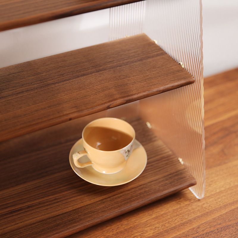 亚克力桌面置物架家居房妆架品整理实木置物架ins展示架多层收纳