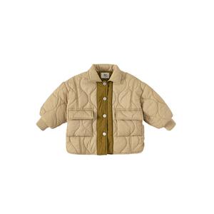 儿童棉服2023新款男童外套秋冬宝宝棉袄夹棉外套女童棉服冬季童装
