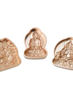 擦擦佛像擦模具黄财神藏擦水度擦佛泥大白母供奉伞盖莲具地师陶土