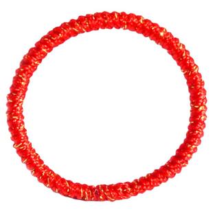 本命年细款金刚结戒指手工编织红绳龙年转运指环尾戒男女情侣叠戴