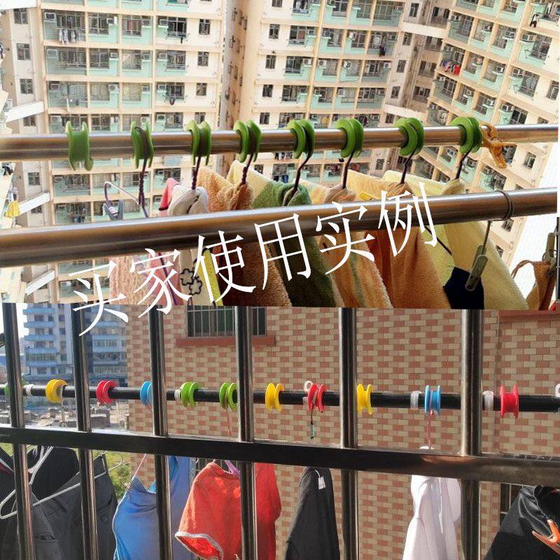室外阳台加厚防风卡扣晾衣防滑圈衣架防掉隔离固定防风扣