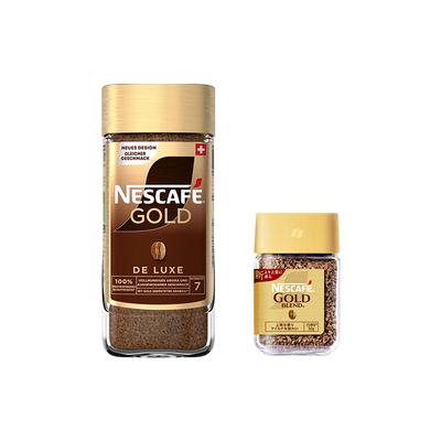 Nestle雀巢进口金牌冻干速溶提神原味黑咖啡100g/瓶【赠30g/瓶】