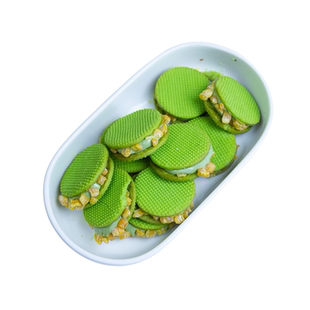 被颜值拿捏~沙不列夹心饼干拉丝奶酥芒果草莓下午茶办公零食休闲