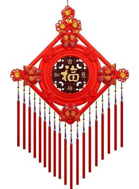 新款民族风中国结挂件客厅装饰
