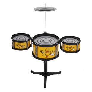 小黄鸭架子鼓儿童玩具初学者敲打鼓乐器男孩爵士鼓家用宝宝专用