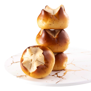 全麦碱水面包小欧包低0无糖精脂碱水球碱水包健康代餐早餐零食品