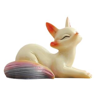 变色小狐狸熊猫兔子茶宠可养茶玩办公室家居茶桌茶宠摆件