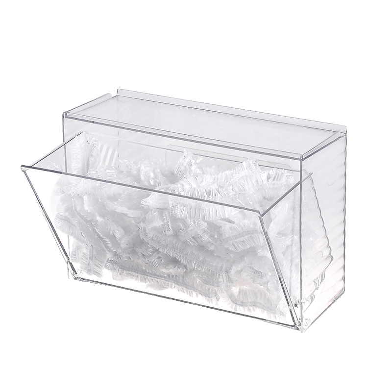 壁挂式一次性鞋套收纳盒玄关口罩置物架免打孔乳胶手套浴帽整理盒