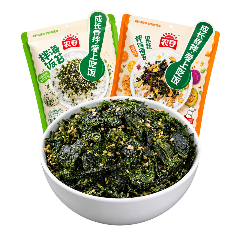 农亨75g拌饭海苔碎芝麻紫菜零食