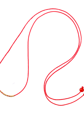 黄金红绳红绳腰链属龙红腰带