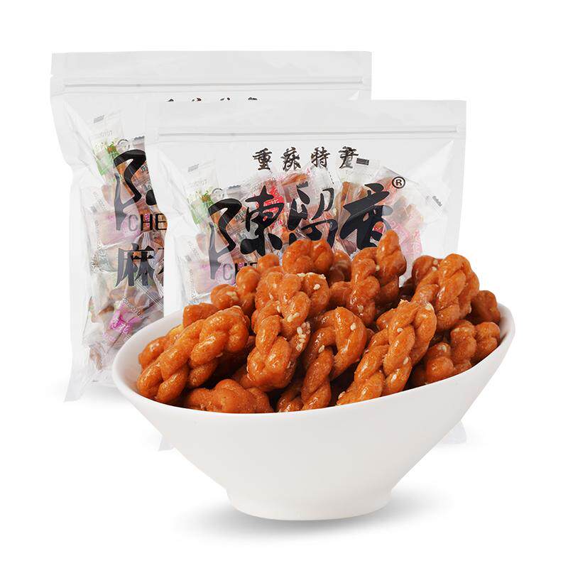 陈留香麻花1000g原味黑糖海中式糕点/新中式糕点