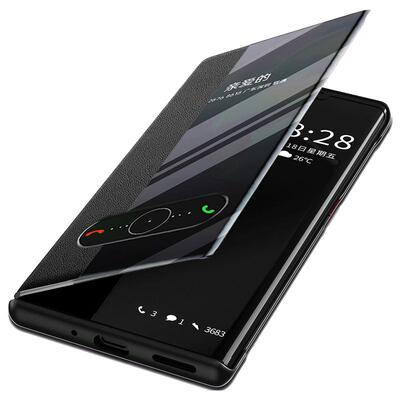 适用华为magic5仿皮手机壳翻盖