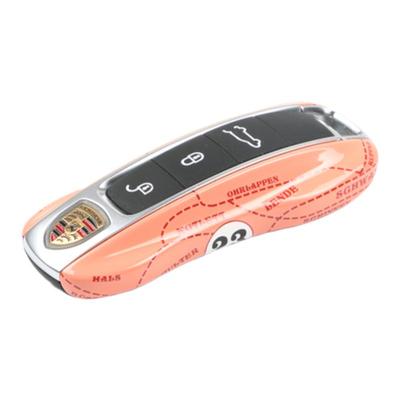 保时捷粉猪无损安装赛道钥匙壳