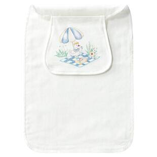 贝肽斯儿童隔汗巾纯棉a类婴儿宝宝吸汗巾大号幼儿园专用垫背汗巾