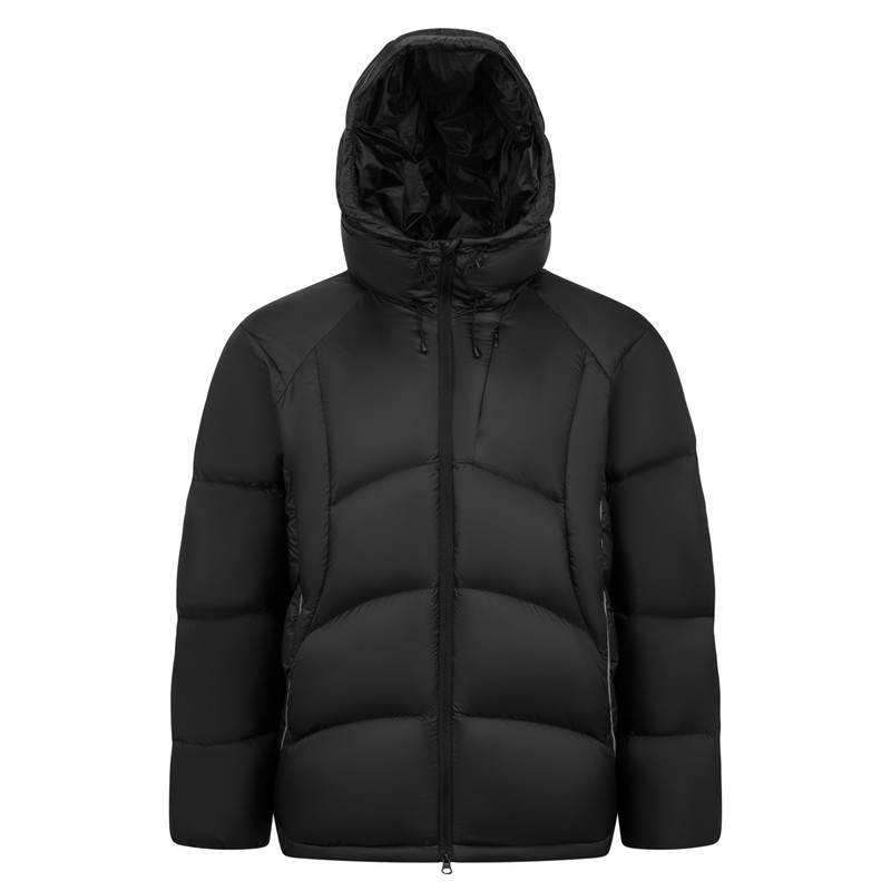 森马时尚户外防泼水连帽羽绒服男