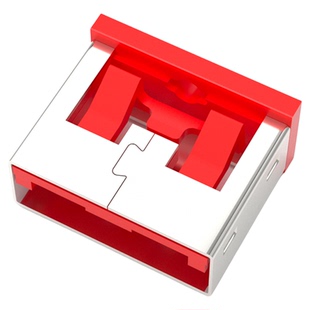 维智控金属USB端口安全锁封堵器锁扣电脑封口塞可拆卸USB口封堵头