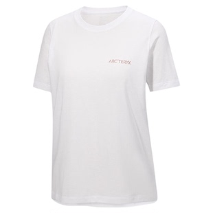 ARC'TERYX始祖鸟 KRAGG SL COTTON BLURRED BIRD 女子棉质短袖T恤