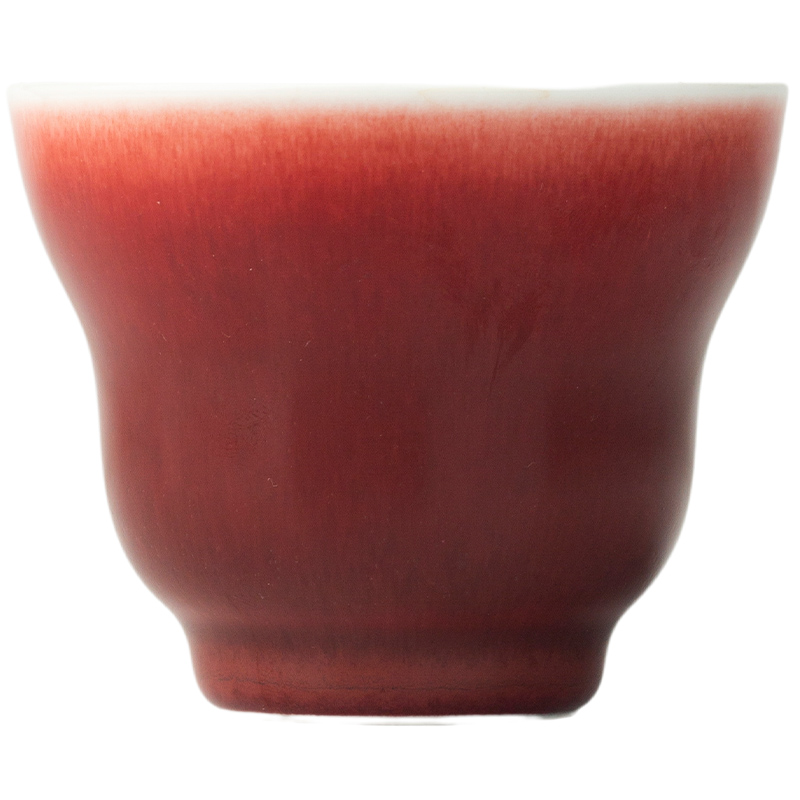 三勤堂郎红葫芦杯景德镇陶瓷功夫茶具主人杯茶室个人专用高档茶杯