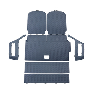 适用于极氪9x尾箱垫环保防水全包围皮革后备箱垫内饰改装配件用品