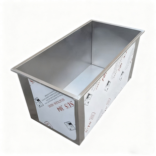 304不锈钢水箱储水桶长方形加厚工业移动式蓄水解冻池侵泡盆定制